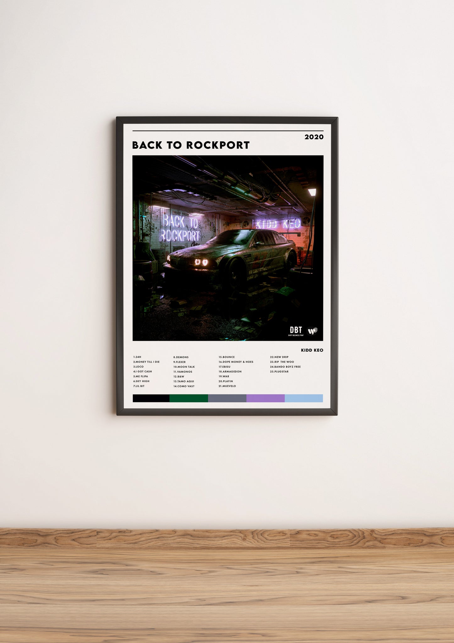 Póster “Back to Rockport” - Kidd Keo