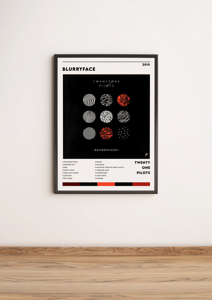 Póster Blurryface - Twenty One Pilots
