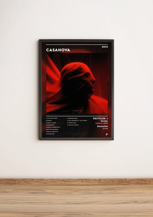 Póster CASANOVA - Recycled J (Edición APOLEO)