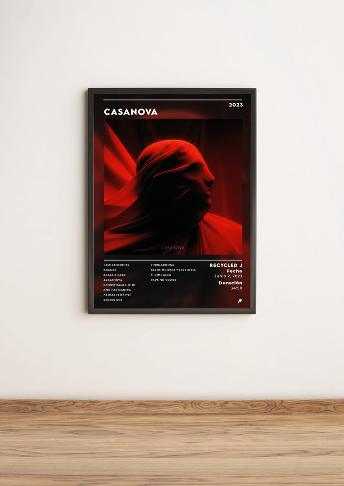 Póster CASANOVA - Recycled J (Edición APOLEO)