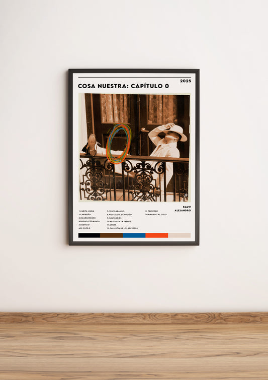 Póster “Cosa Nuestra: Capítulo 0” - Rauw Alejandro