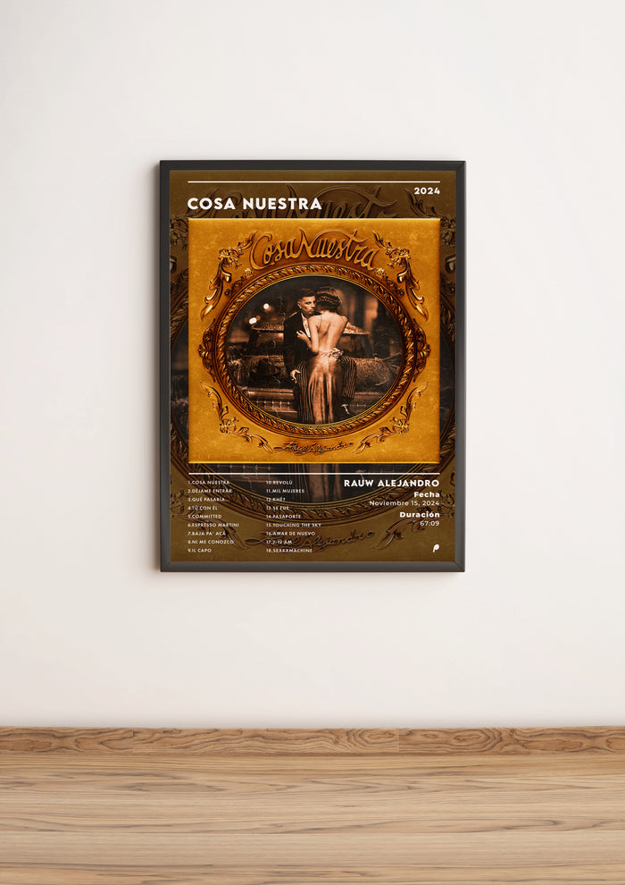 Póster COSA NUESTRA - Rauw Alejandro (Edición APOLEO)