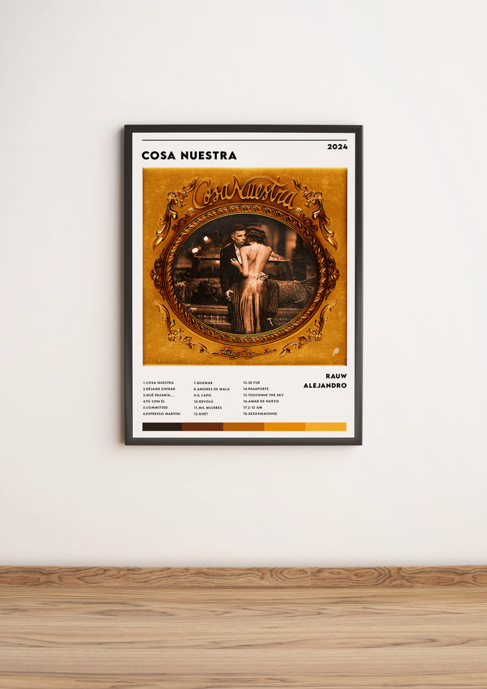 Póster Cosa Nuestra de Rauw Alejandro