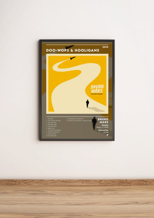 Póster “Doo-Wops & Hooligans” - Bruno Mars (Edición APOLEO)