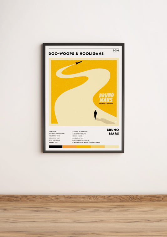 Póster “Doo-Woops & Hooligans” - Bruno Mars