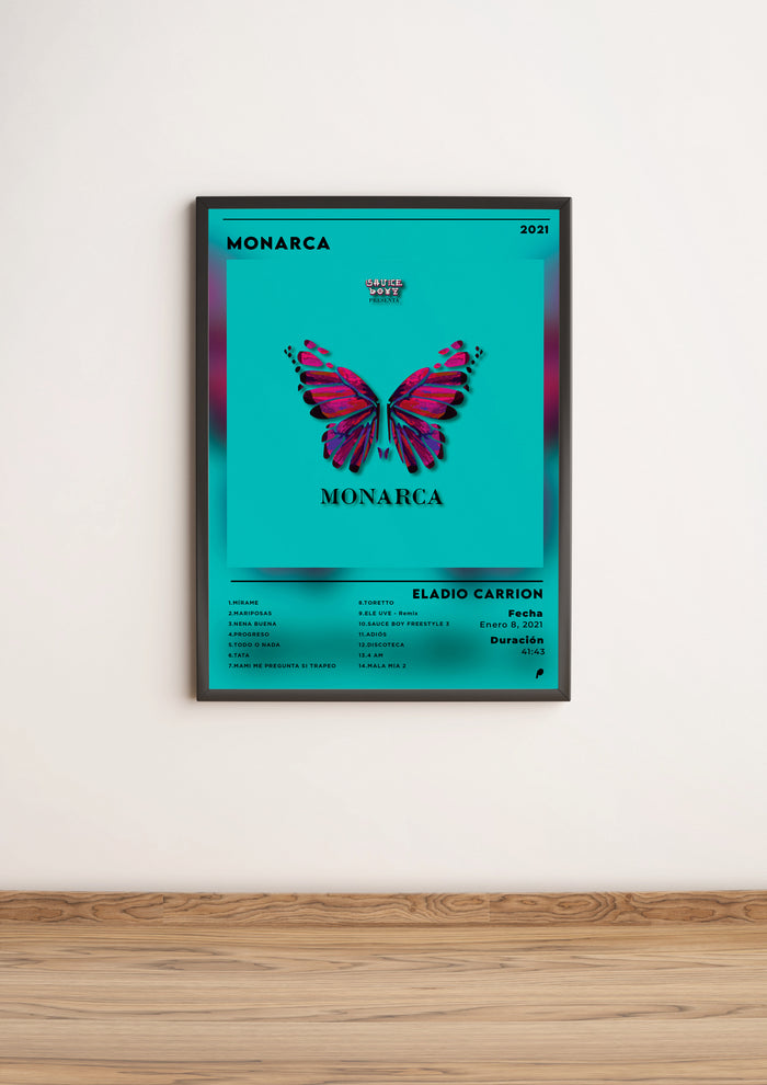 Póster Eladio Carrión - "Monarca" Edición APOLEO