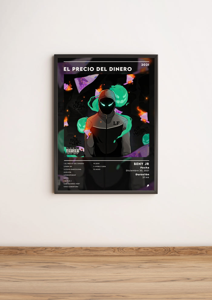 Póster Álbum “El Precio del Dinero” de Beny Jr (Edición APOLEO)