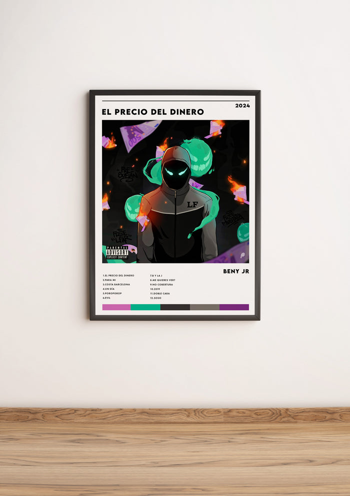 Póster Álbum “El Precio del Dinero” de Beny Jr