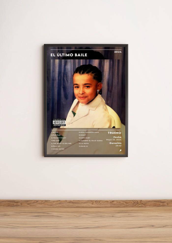 Póster Trueno - El Último Baile (Edición APOLEO)