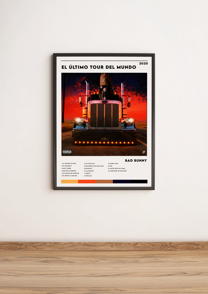 Póster "El Último Tour del Mundo" de Bad Bunny