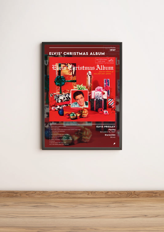 Póster “Elvis' Christmas Album” - Elvis Presley (Edición APOLEO)