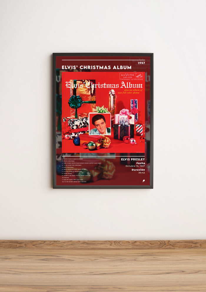 Póster “Elvis' Christmas Album” - Elvis Presley (Edición APOLEO)