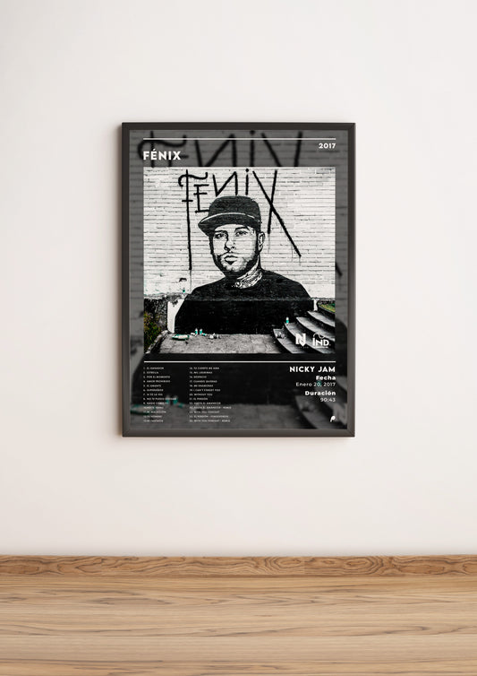 Póster “Fénix” - Nicky Jam (Edición APOLEO)