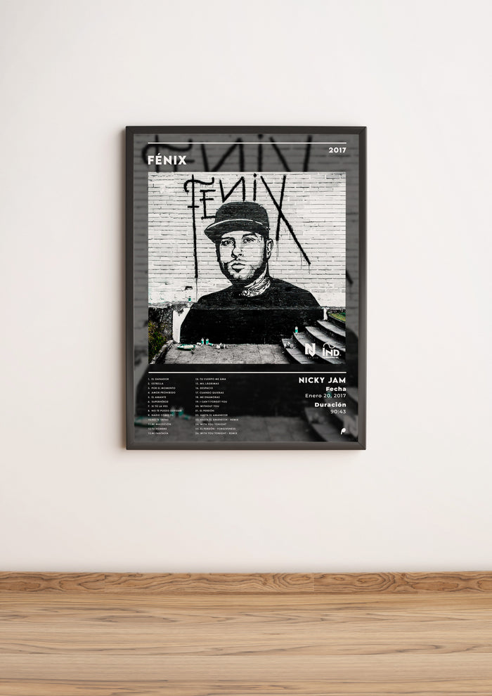 Póster “Fénix” - Nicky Jam (Edición APOLEO)