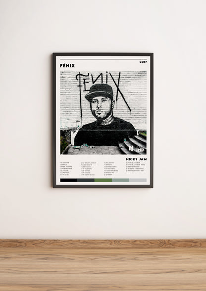 Póster “Fénix” - Nicky Jam