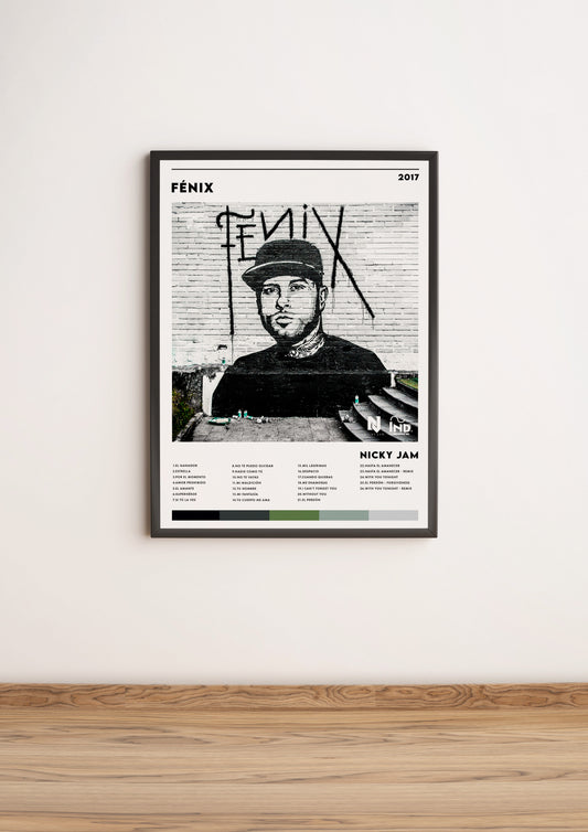 Póster “Fénix” - Nicky Jam