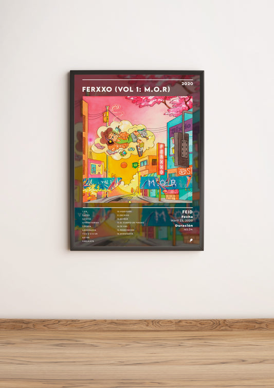 Póster “FERXXO (VOL 1: M.O.R)” - Feid (Edición APOLEO)