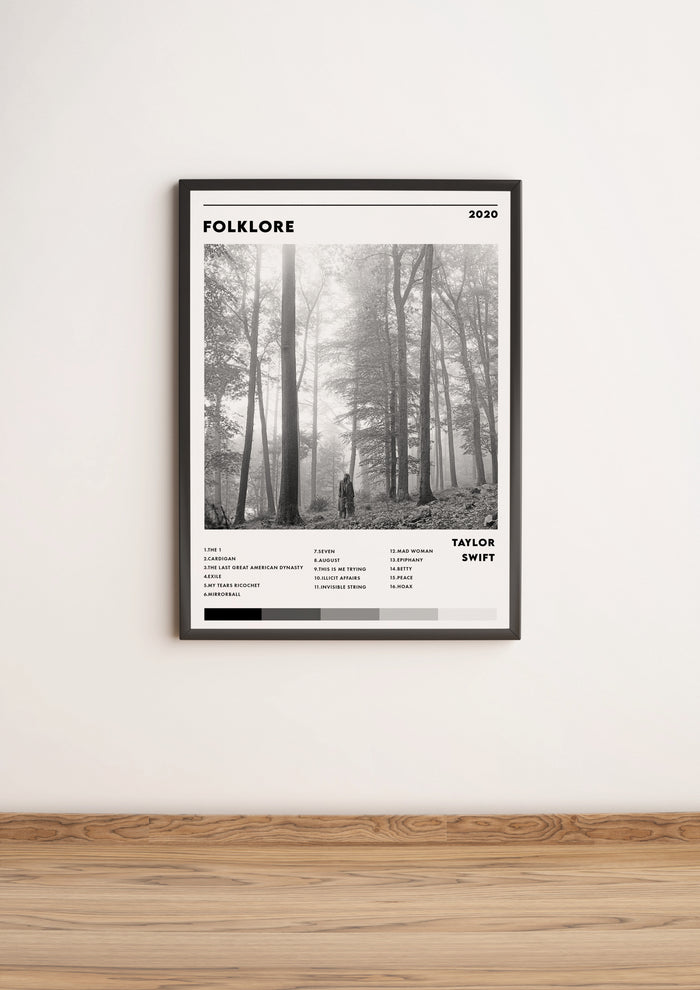Póster Folklore - Taylor Swift