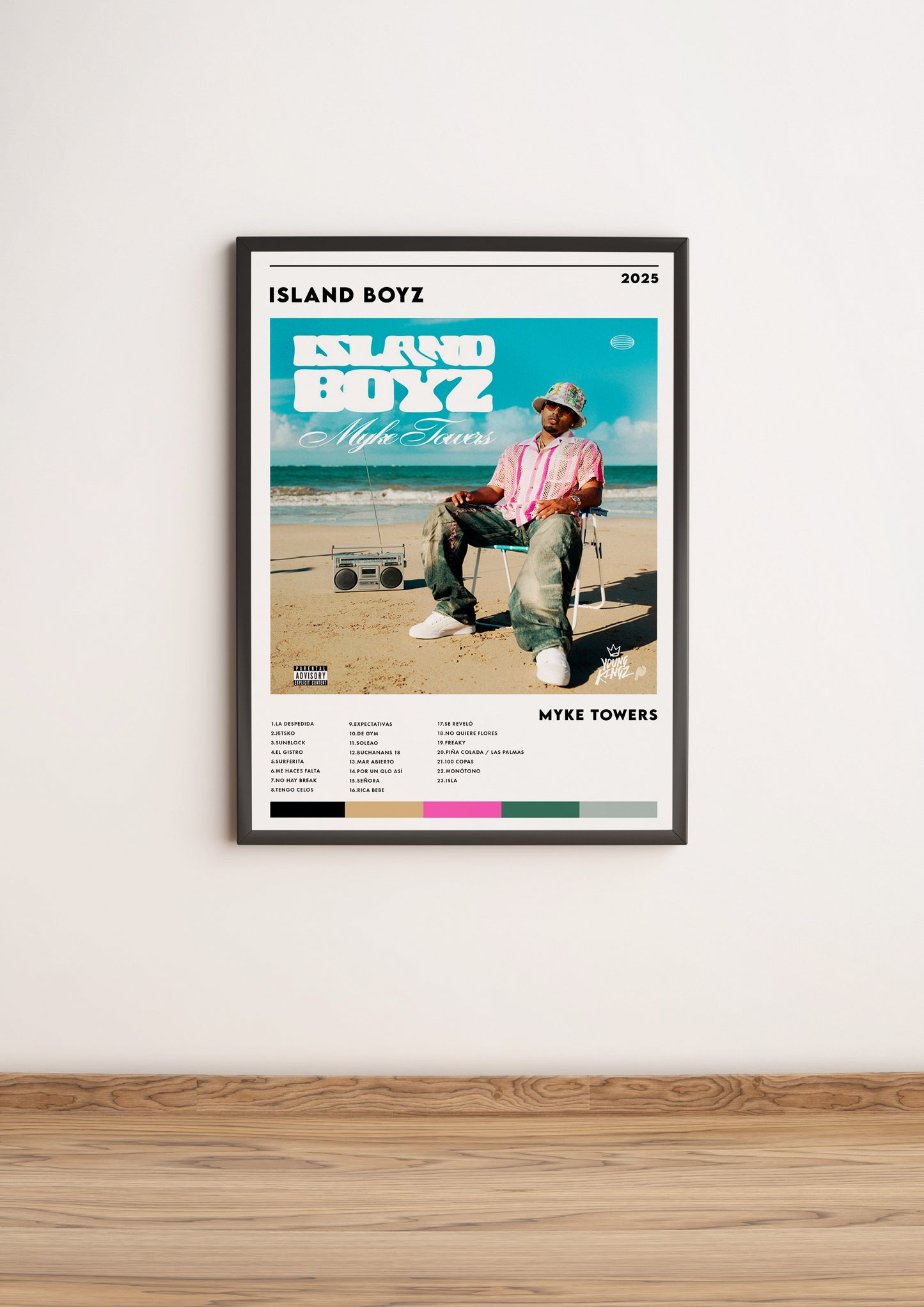 Póster “Island Boyz” - Myke Towers
