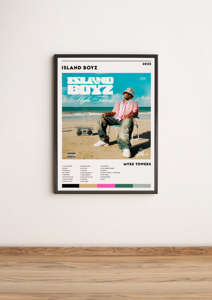Póster “Island Boyz” - Myke Towers