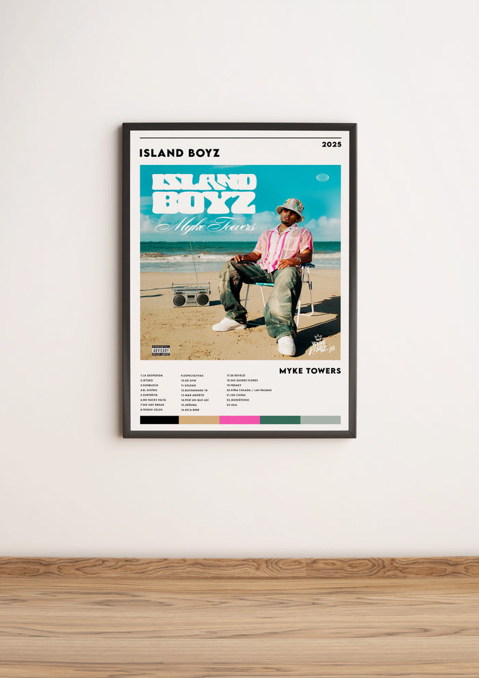 Póster “Island Boyz” - Myke Towers