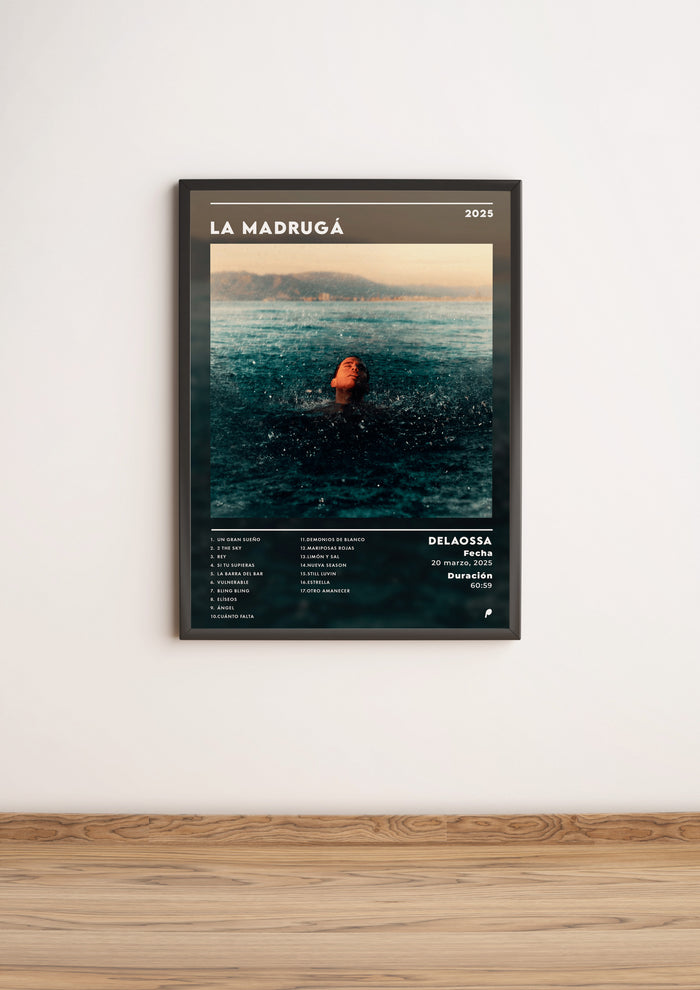 Póster álbum “La Madrugá” de Delaossa (EDición APOLEO)