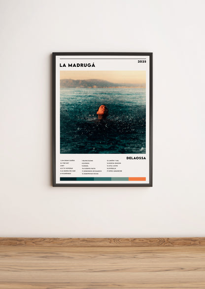 Póster álbum “La Madrugá” de Delaossa