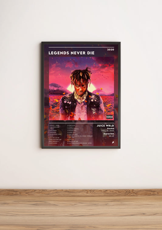 Póster “Legends Never Die” - Juice WRLD (Edición APOLEO)