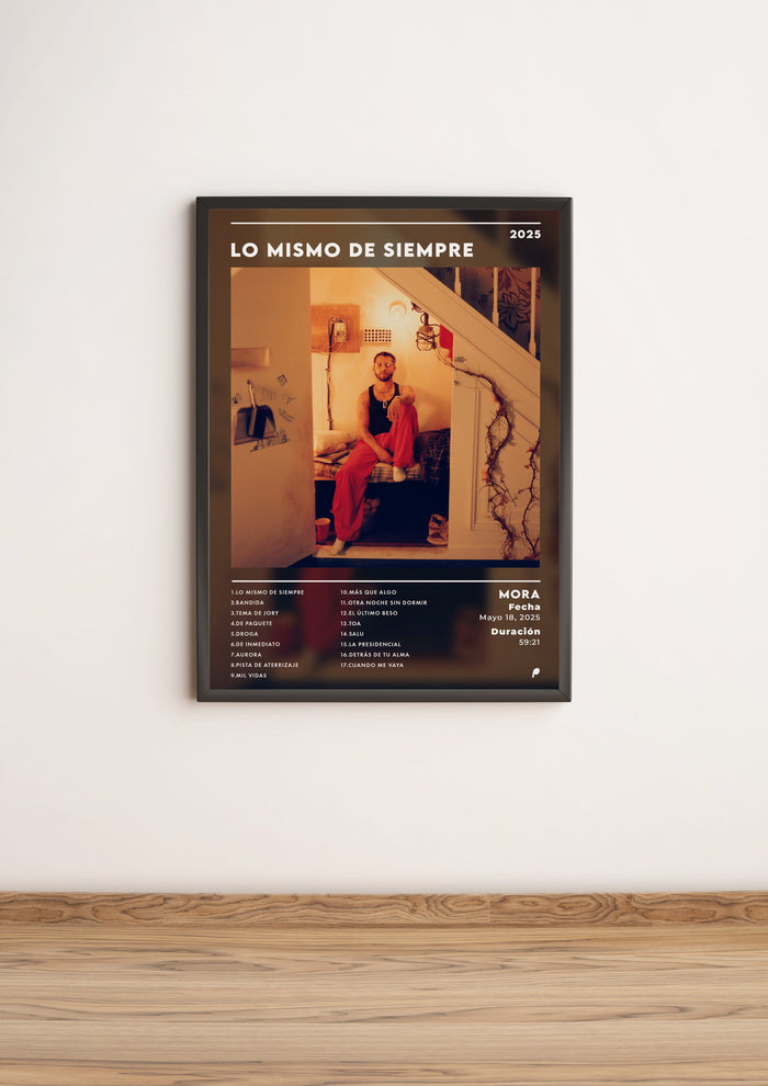 Póster “Lo Mismo de Siempre” - Mora (Edición APOLEO)