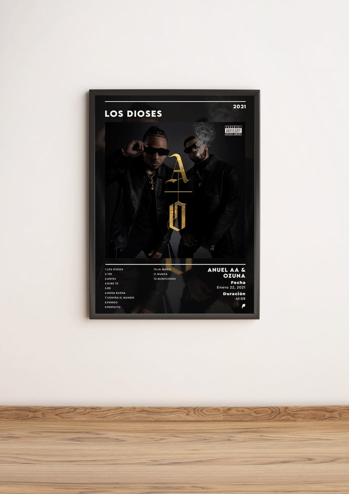 Póster “Los Dioses” - Anuel AA & Ozuna (Edición APOLEO)