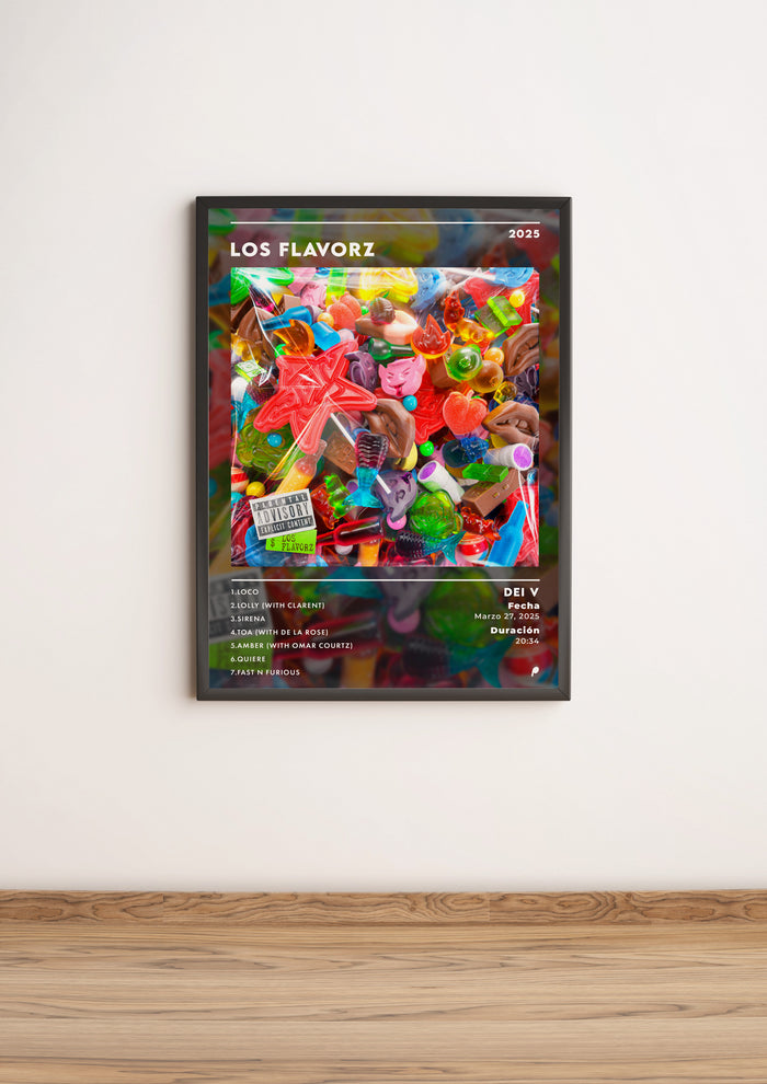 Póster Los Flavorz - Dei V (Edición APOLEO)