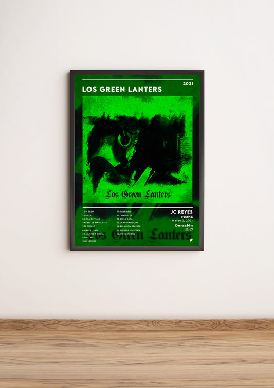 Póster “Los Green Lanters” - JC Reyes (Edición APOLEO)