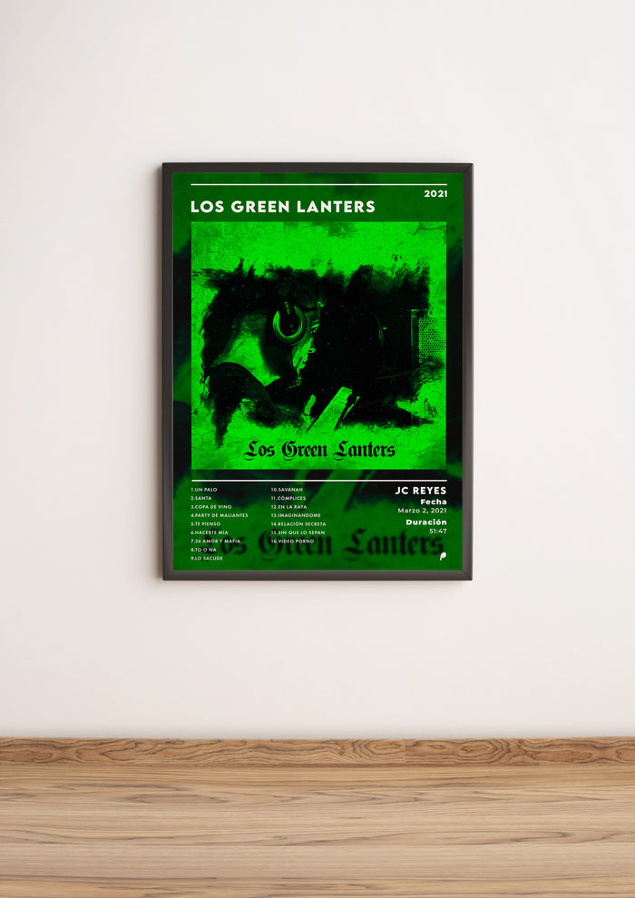 Póster “Los Green Lanters” - JC Reyes (Edición APOLEO)
