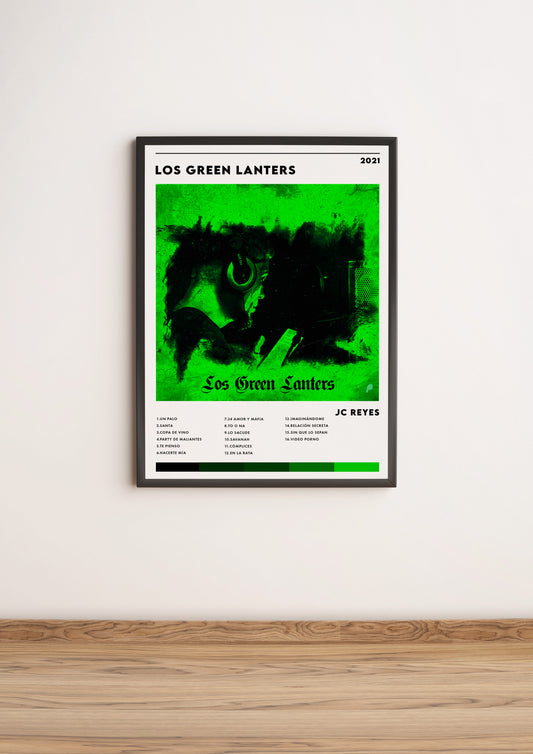Póster “Los Green Lanters” - JC Reyes