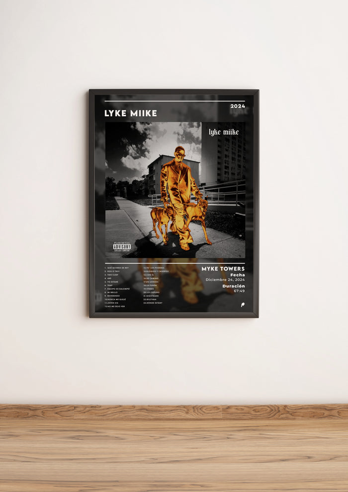 Póster "Like Miike" - Myke Towers  (Edición APOLEO)