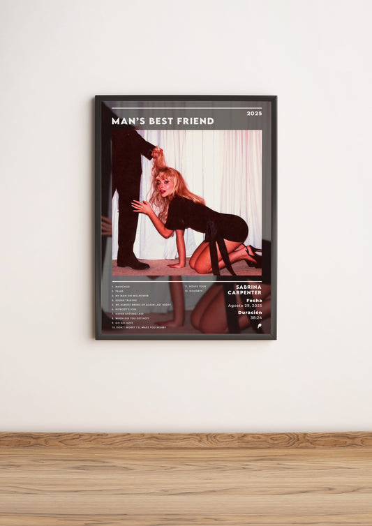 Póster “Man's Best Friend” - Sabrina Carpenter (Edición APOLEO)