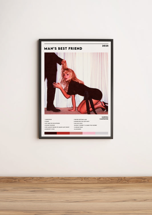 Póster “Man's Best Friend” - Sabrina Carpenter