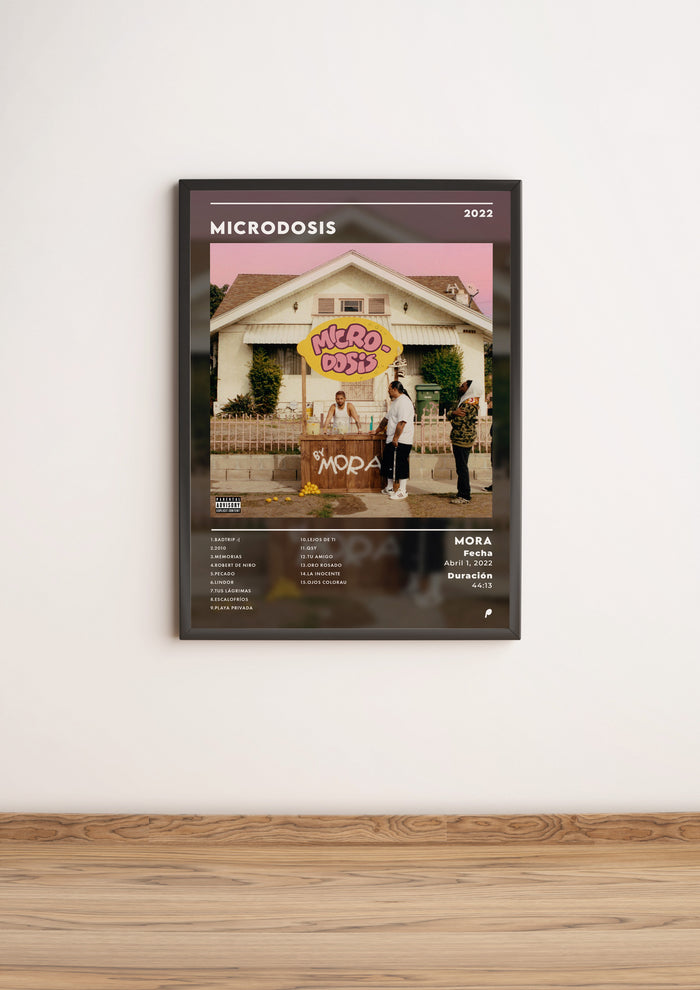 Póster “Microdosis” de Mora (Edición APOLEO)
