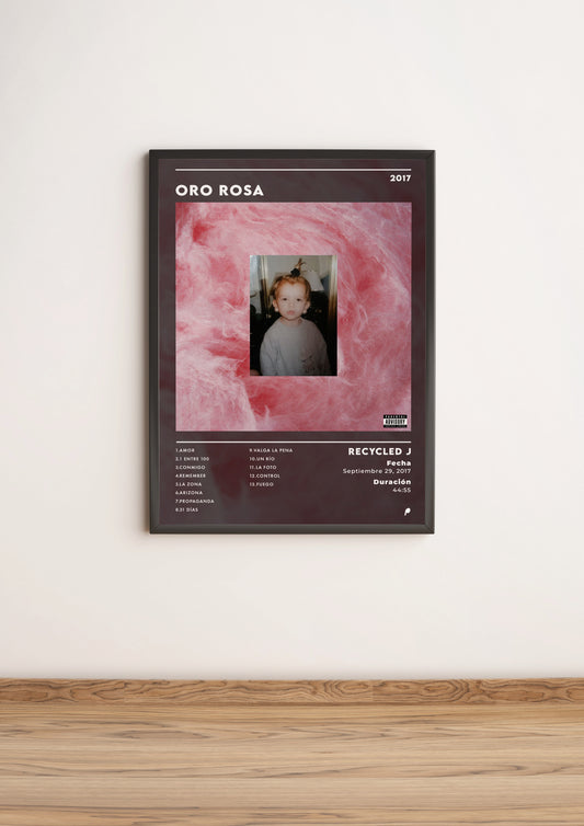 Póster "Oro Rosa" de Recycled J (Edición APOLEO)