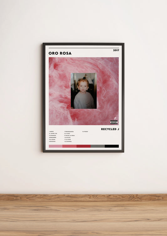 Póster Oro Rosa - Recycled J