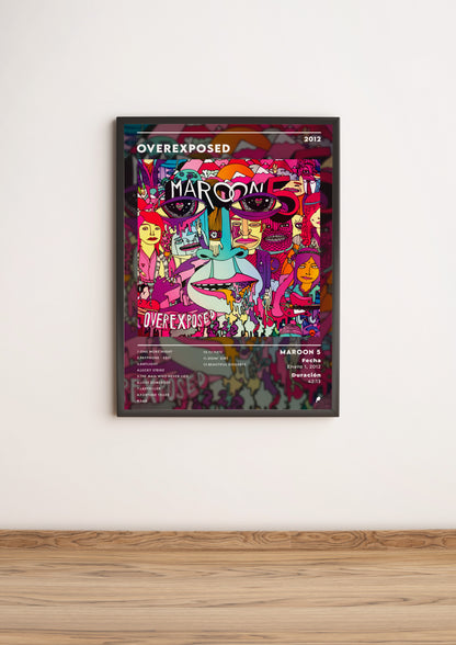 Póster “Overexposed” - Maroon 5 (Edición APOLEO)