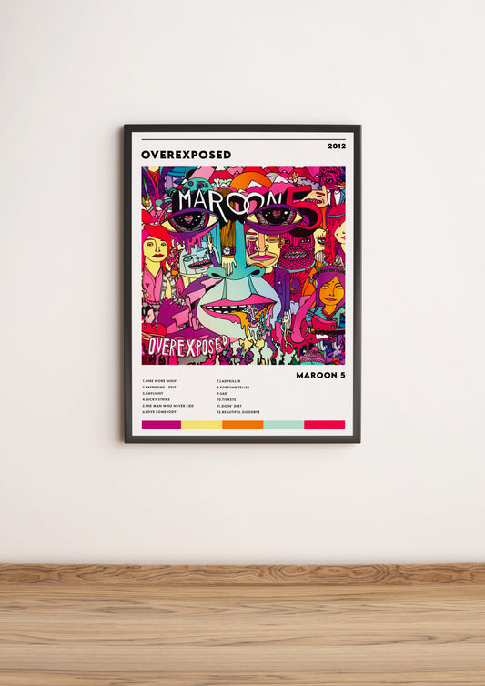 Póster “Overexposed” - Maroon 5