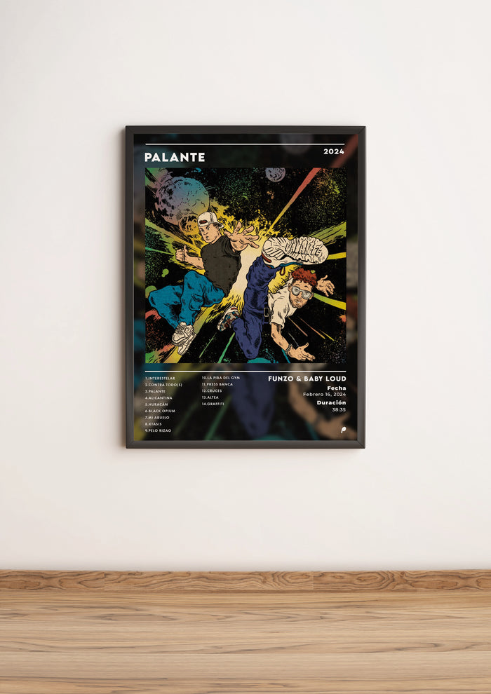 Póster "Palante" de Funzo &amp; Baby Loud