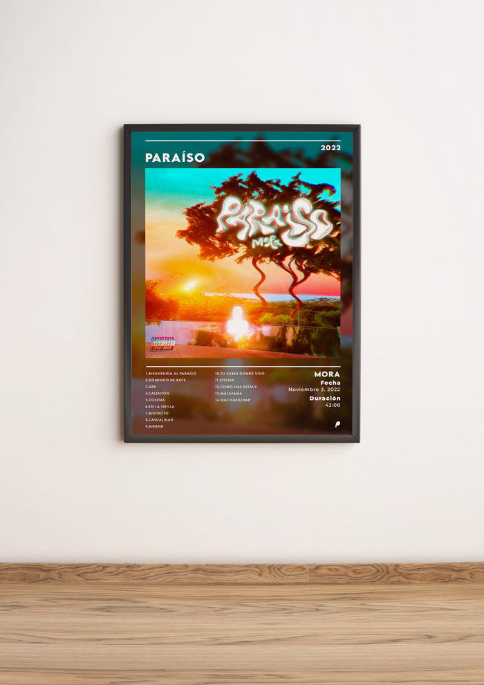 Póster “Paraíso” de Mora (Edición APOLEO)