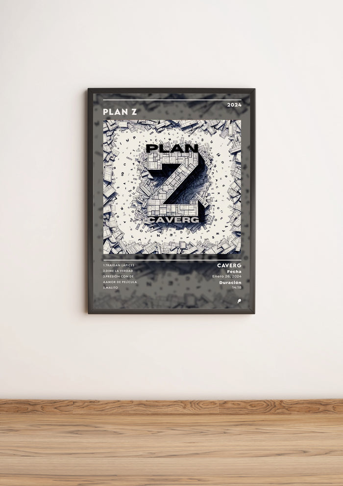 Póster PLAN Z - Caverg (Edición APOLEO)