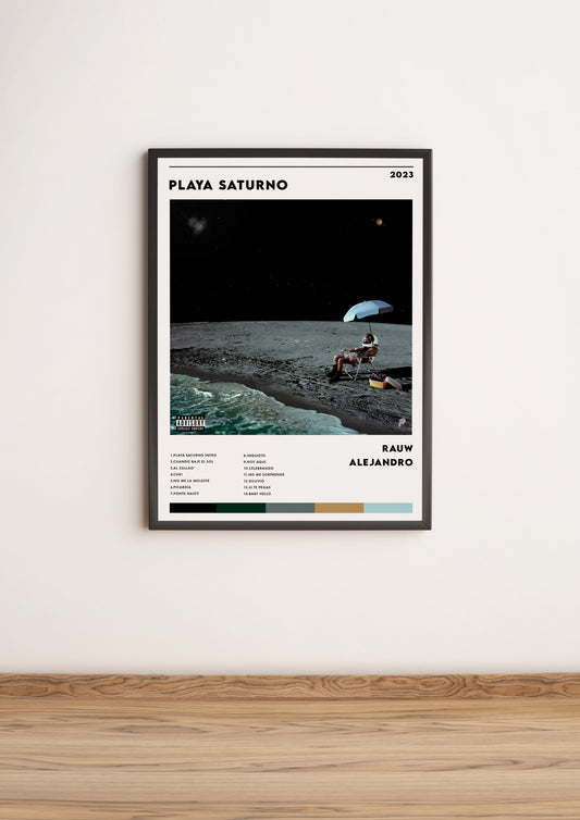 Póster “Playa Saturno” - Rauw Alejandro