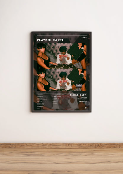 Póster “Playboi Carti 2017” - Playboi Carti (Edición APOLEO)