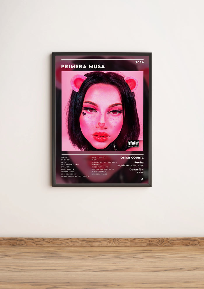 Póster PRIMERA MUSA - Omar Courtz (Edición APOLEO)