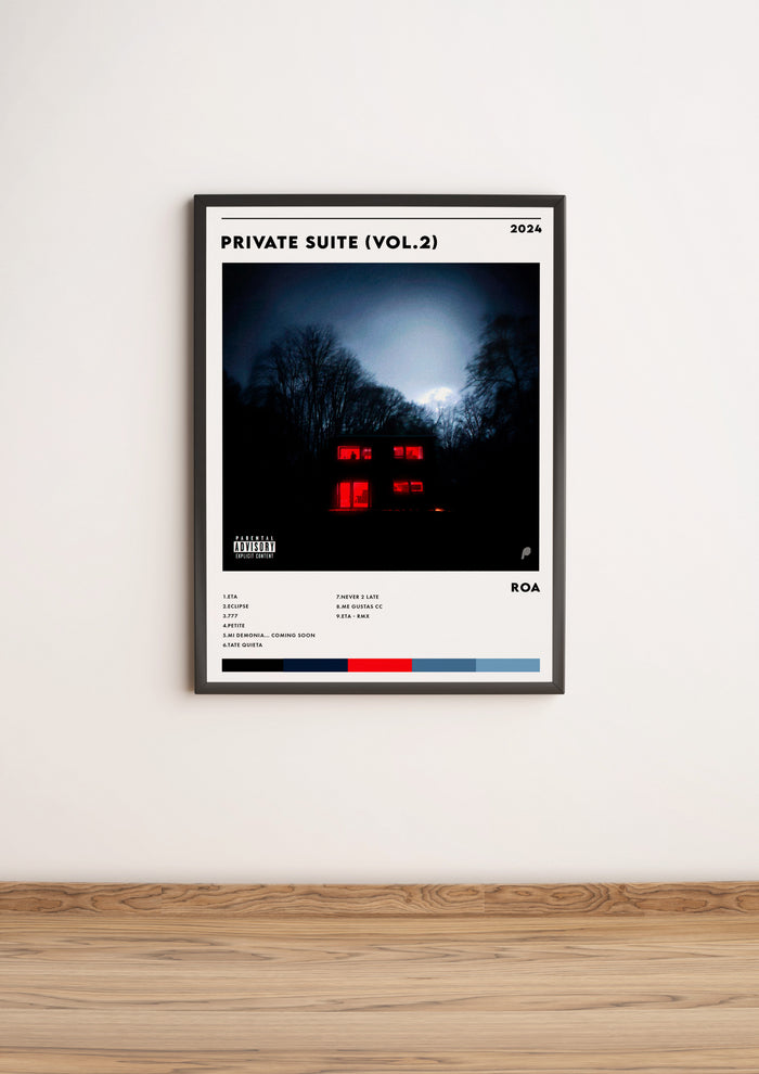 Póster álbum “Private Suite (Vol. 2)” de ROA