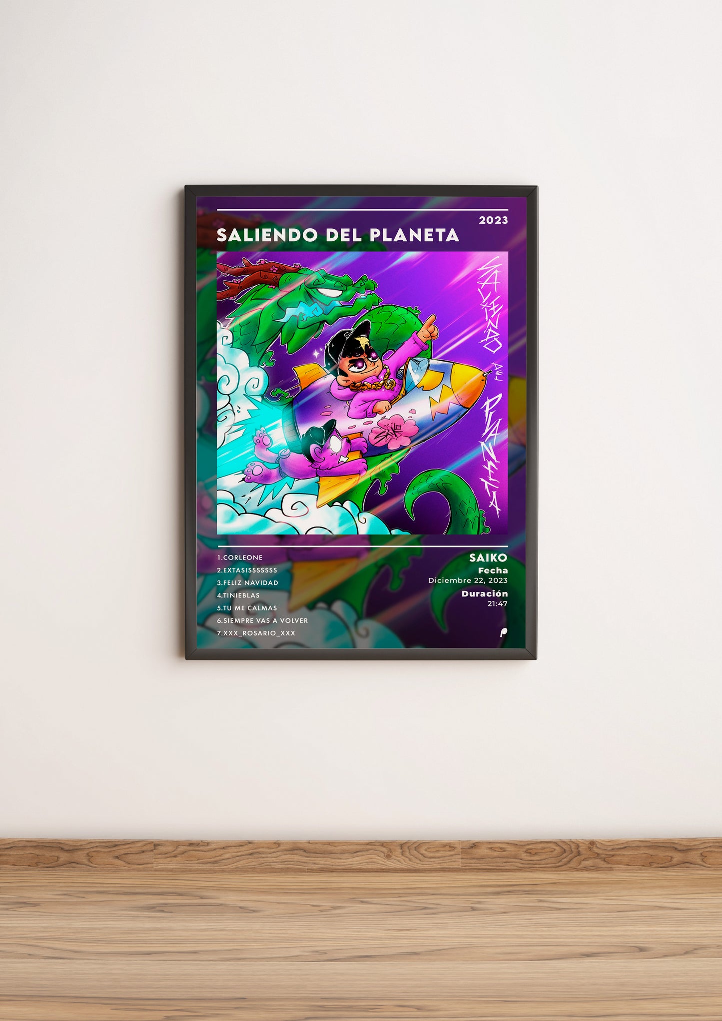 Póster “Saliendo del Planeta” - Saiko (Edición APOLEO)